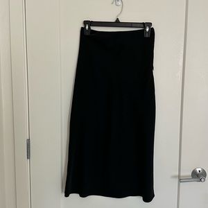 Forever 21 Midi Satin Skirt